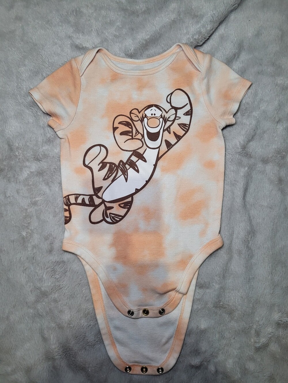 jumping beans Orange Tie-Dye Tigger Baby One-Piece